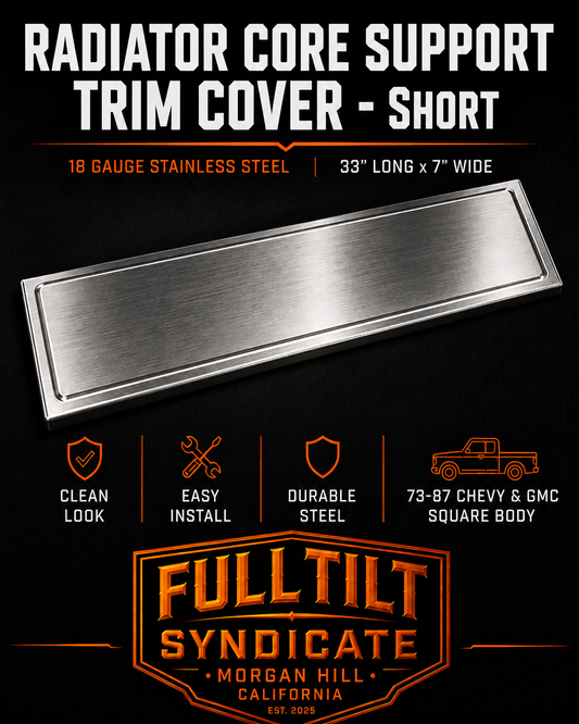 FTS Radiator Core Support Trim Cover – Short