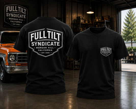 Full Tilt Syndicate Logo T-Shirt - Black/White